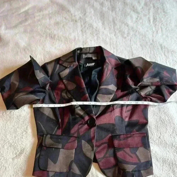 🏷️ SALE 🇨🇦 Joy Cherry Toronto M siamo  Fall Blazer Brown Mix - Picture 5 of 8